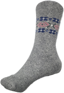VERA TUCCI WINTER WOMEN'S THERMAL PATTERNED GREY SOCKS RMD2305-06-3 NEW FOR AW23!