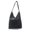 JULIETTE WASHED WOVEN LEATHER  -  Luxury Washed Hobo Style Leather Shoulder Bag NEW