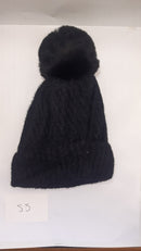 ACRYLIC FLUFFY POM POM HAT AW23-RMD-55