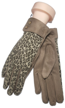 LEOPARD CUFF GLOVE RMD2403-105