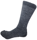 VERA TUCCI LUXURY MEN'S THERMAL PLAIN SOCKS 2.4 TOG WOOL BLEND RMD2403-28-1-03 MID GREY