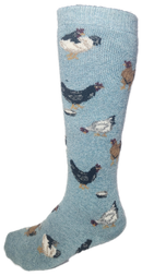 VERA TUCCI LUXURY WOMENS LONG SOCKS RMD2403-02-04 CHICKEN