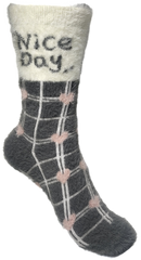 VERA TUCCI NICE DAY FLUFFY WOMEN'S WINTER SOCKS RMD2305-09-1 NEW FOR AW23!