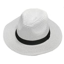 VERA TUCCI PANAMA HATS IN WHITE, BEIGE AND BLACK SIZES 56-60 UNISEX
