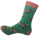 VERA TUCCI LUXURY MENS THERMAL SOCKS RMD2403-03-09 CLASSIC FOX