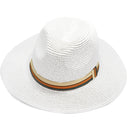 VERA TUCCI PANAMA HATS IN WHITE, BEIGE AND BLACK SIZES 56-60 UNISEX