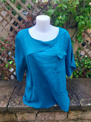 Linen KARINA - 3133 Light Weight Italian Linen Top - Vera Tucci OriginalsGianni Moda