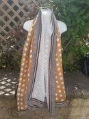 Scarves Lightweight Ladies Scarf SS19 - Vera Tucci OriginalsAccessories 5 MUSTARD/GRY