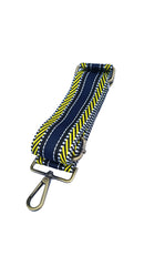 CHEVRON/STRIPE PATTERN LUXURY FABRIC BAG STRAPS - RMD-220312 6 COLOURS
