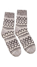 LUXURY WOMEN'S FLUFFY CASHMERE MIX SPARKLE SOCK W32