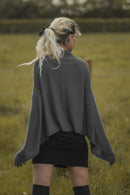 Poncho ANABELLE - Womens Cashmere Mix Poncho One Size - Vera Tucci OriginalsAccessories