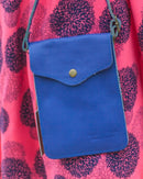 Leather Bag Rita V2 Small Leather Pouch Cross Body Bag - Vera Tucci OriginalsBags DARK ROYAL