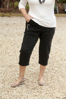 CAPRICE - SS22 VERA TUCCI BRAND 3/4 CROPPED LEG TROUSERS (T2 UK10-T8 UK 22)