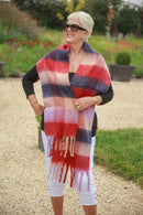 Scarves NIVEA RMD202106-02 3 COLS - Vera Tucci OriginalsAccessories RED PURPLE