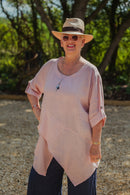 Linen ANTONIA - 7671 100% LINEN LIGHTWEIGHT ITALIAN TUNIC - Vera Tucci OriginalsGianni Moda