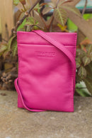 Leather / Suede Bag AMY - STYLE 007 SMALL LEATHER POUCH - Vera Tucci OriginalsBags