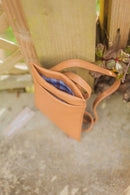 Leather / Suede Bag AMY - STYLE 007 SMALL LEATHER POUCH - Vera Tucci OriginalsBags
